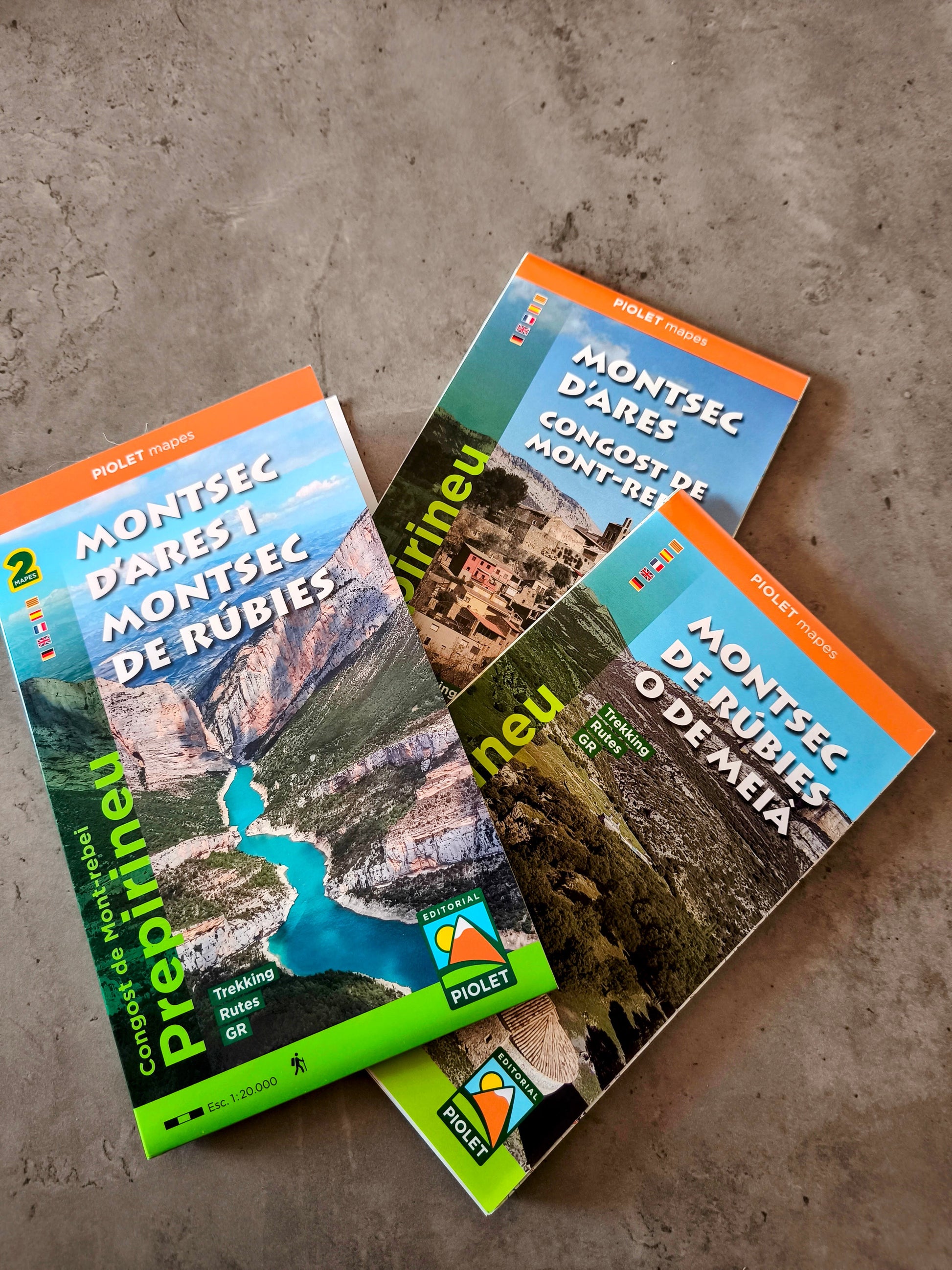 MAPA DEL MONTSEC DE RUBIES I MONTSEC ARES