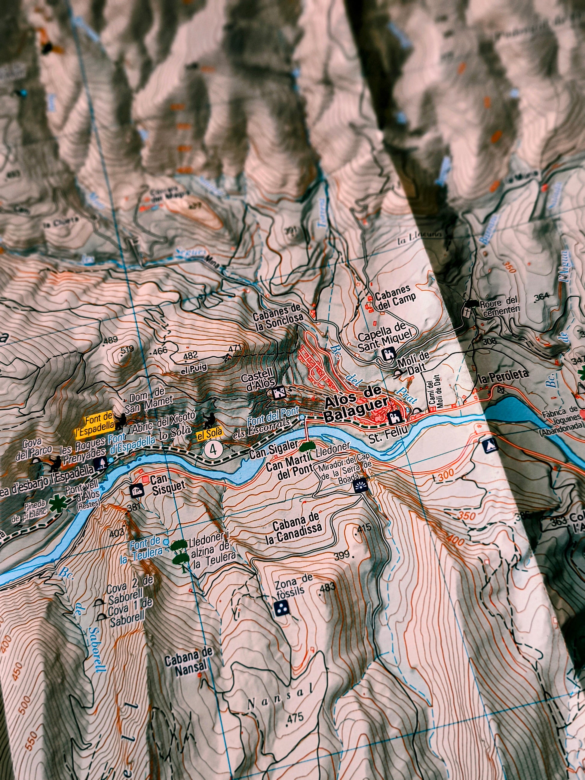 MAPA MONT-ROIG CONGOST DE MU SANT LLORENÇ DE MONTGAI CAMARASA