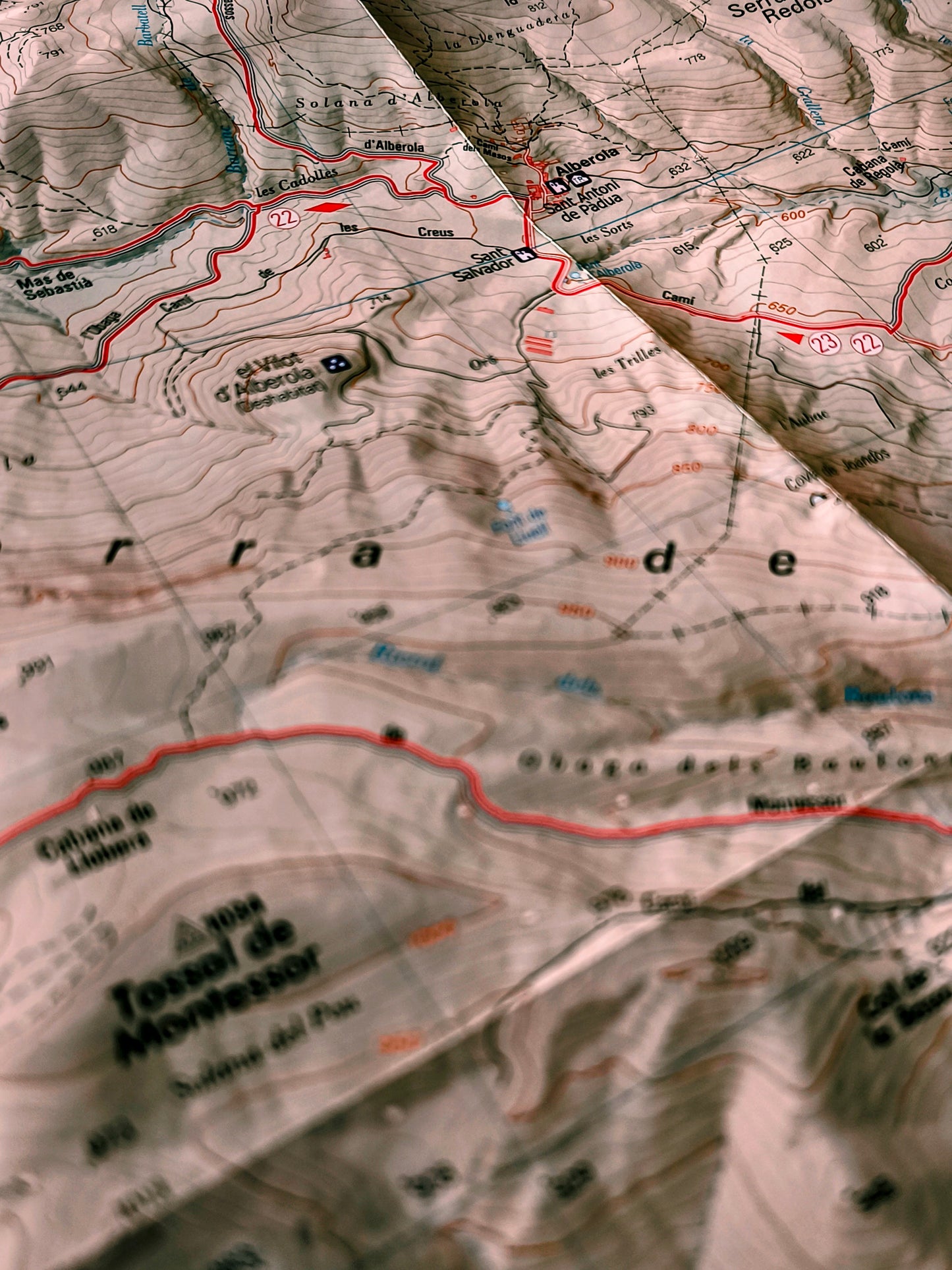 MAPA PIOLET OS DE BALAGUERLES AVELLANES SANTA LINYA ASPRES DEL MONTSEC