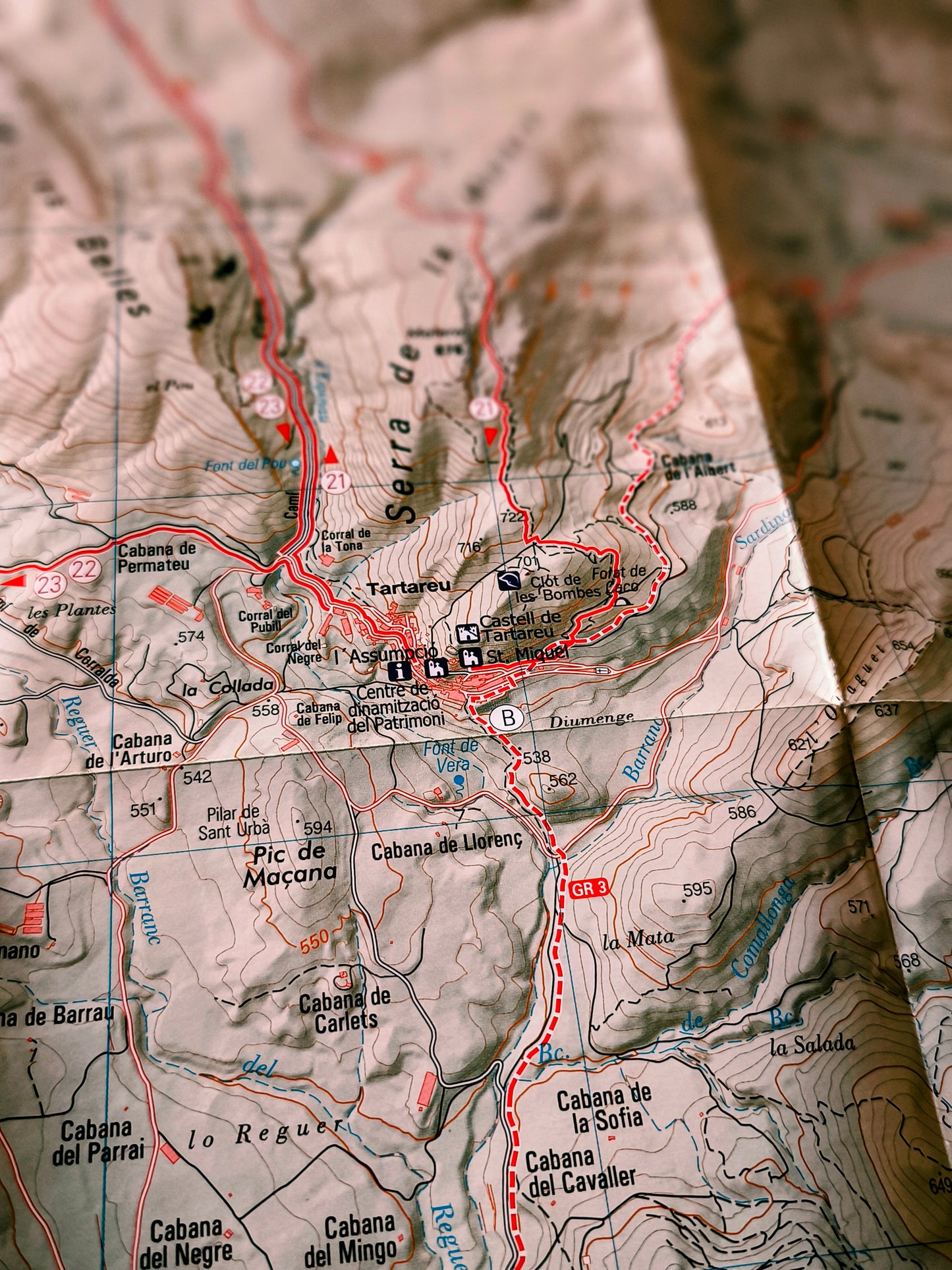 MAPA PIOLET OS DE BALAGUERLES AVELLANES SANTA LINYA ASPRES DEL MONTSEC
