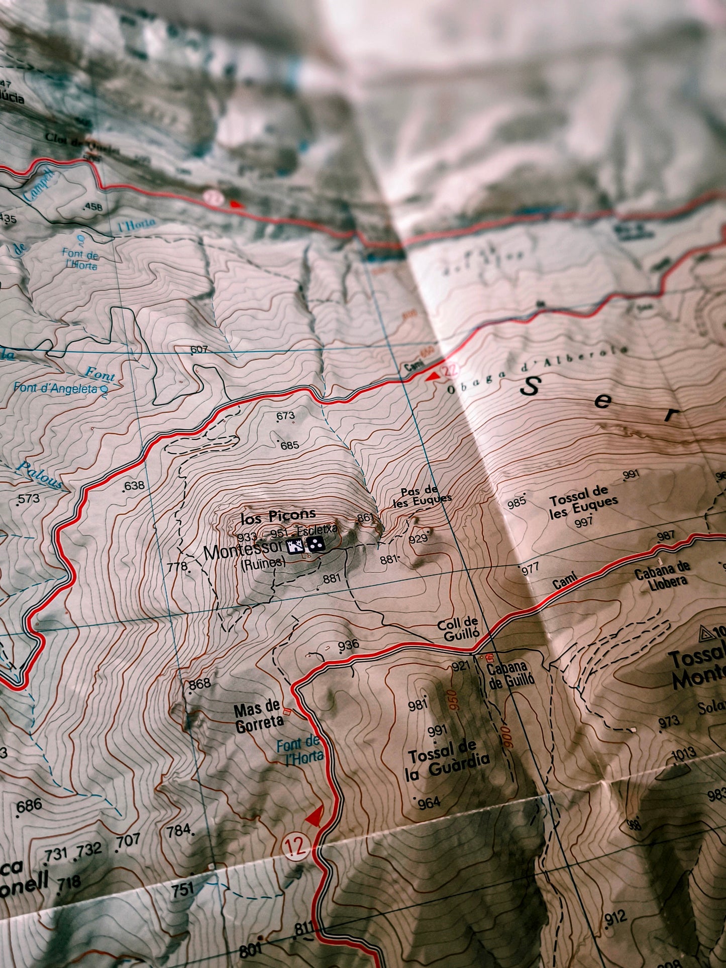 MAPA PIOLET OS DE BALAGUERLES AVELLANES SANTA LINYA ASPRES DEL MONTSEC