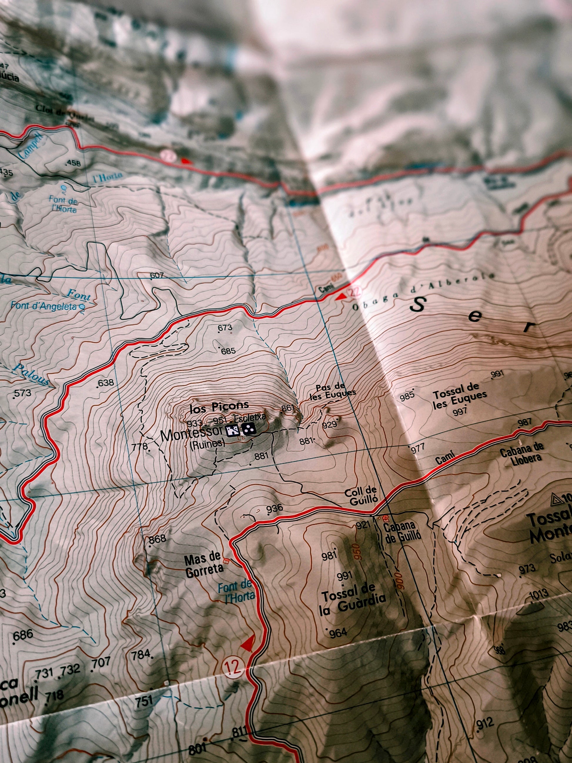 MAPA PIOLET OS DE BALAGUERLES AVELLANES SANTA LINYA ASPRES DEL MONTSEC