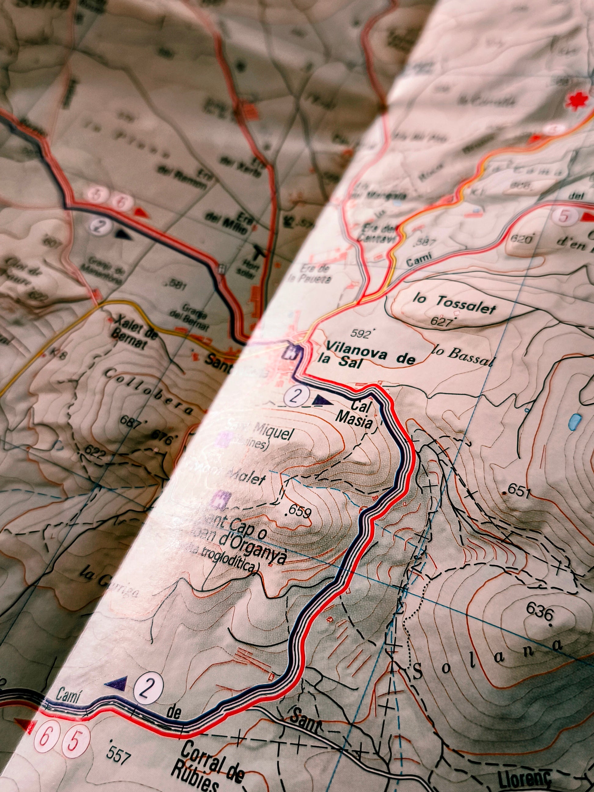 MAPA PIOLET OS DE BALAGUERLES AVELLANES SANTA LINYA ASPRES DEL MONTSEC