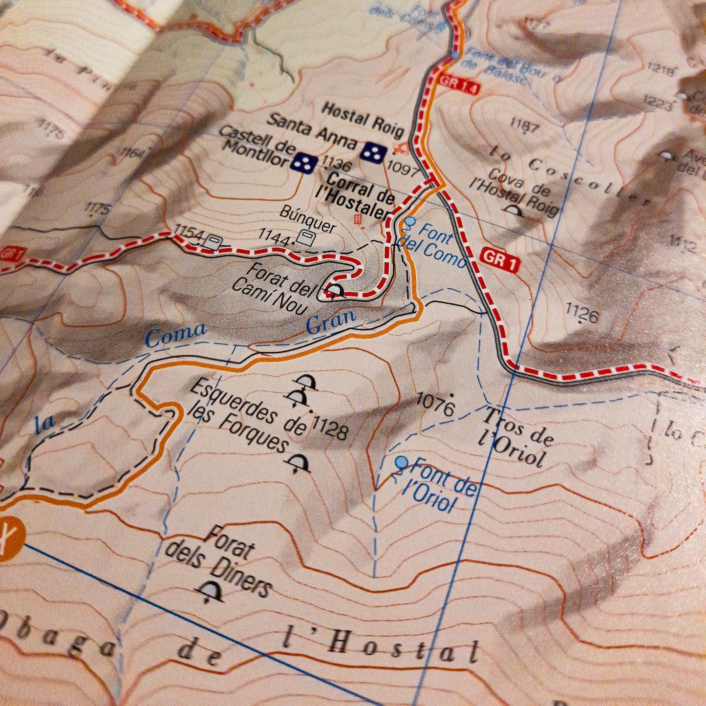 MAPA DEL MONTSEC D'ARES + MONTSEC DE RÚBIES