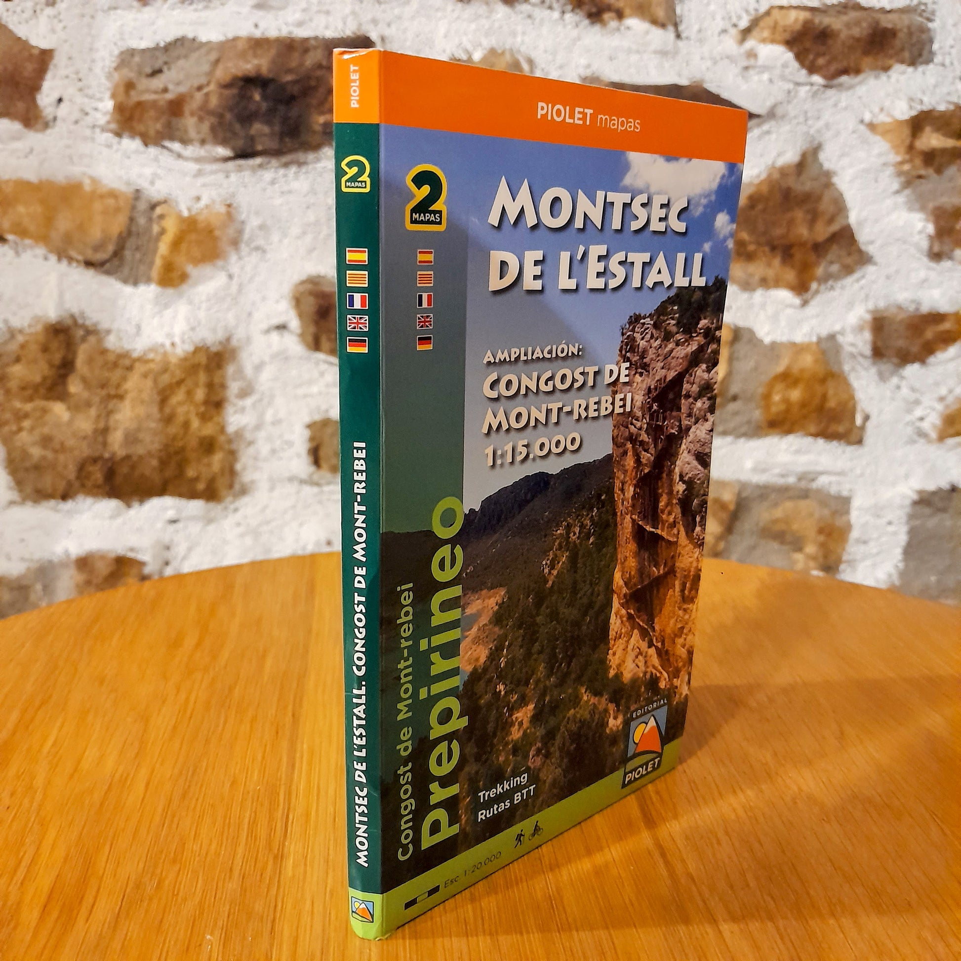 MAPA DEL MONTSEC DE L'ESTALL + AMPLIACIÓN CONGOST DE MONT-REBEI