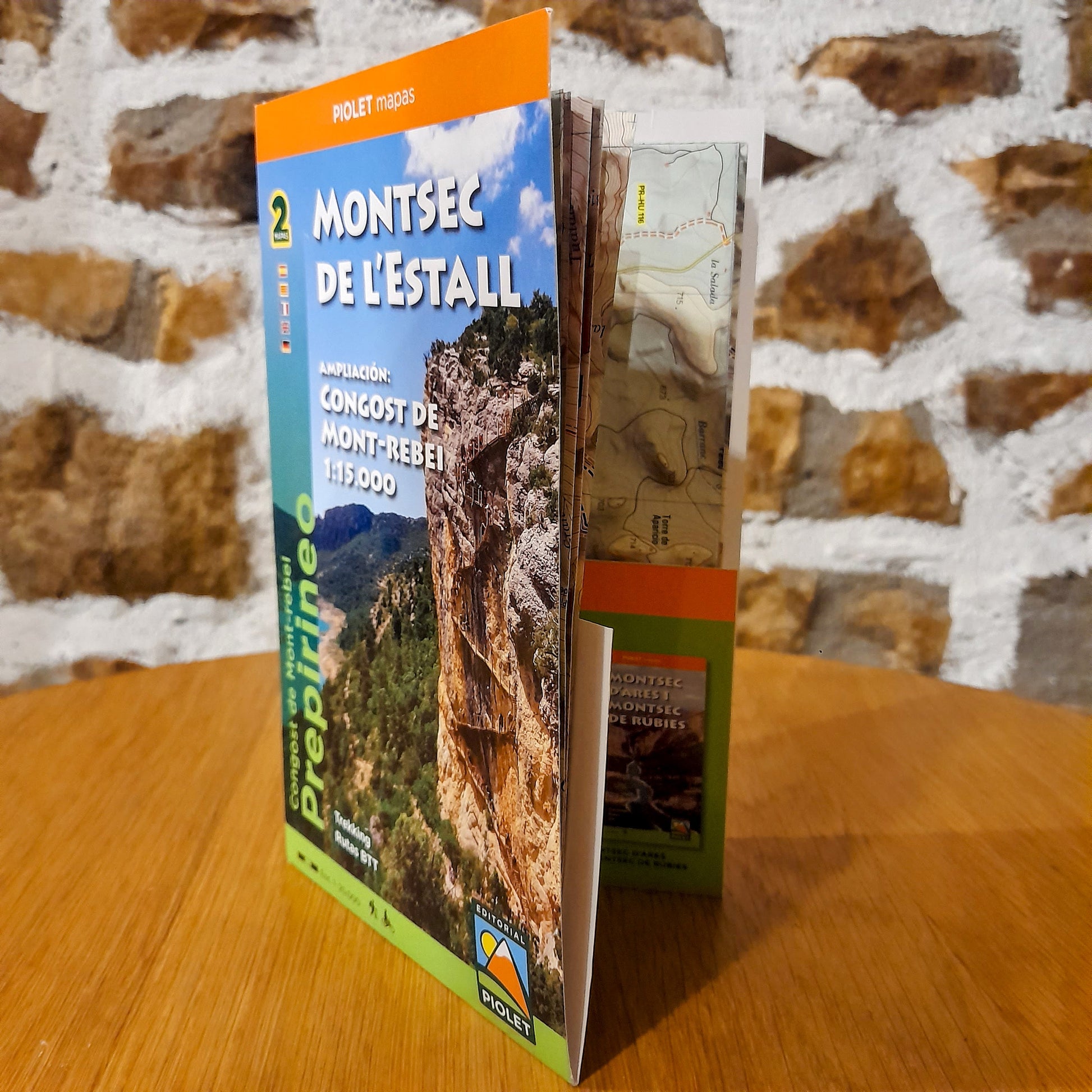 MAPA DEL MONTSEC DE L'ESTALL + AMPLIACIÓN CONGOST DE MONT-REBEI