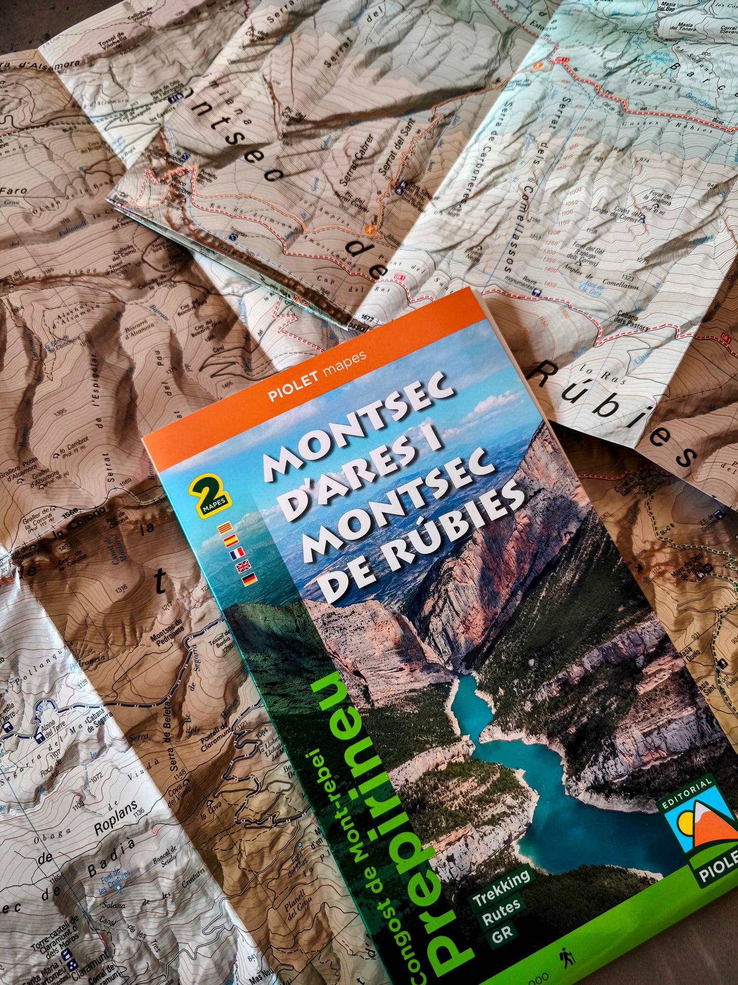 MAPA DEL MONTSEC DE RUBIES I MONTSEC ARES