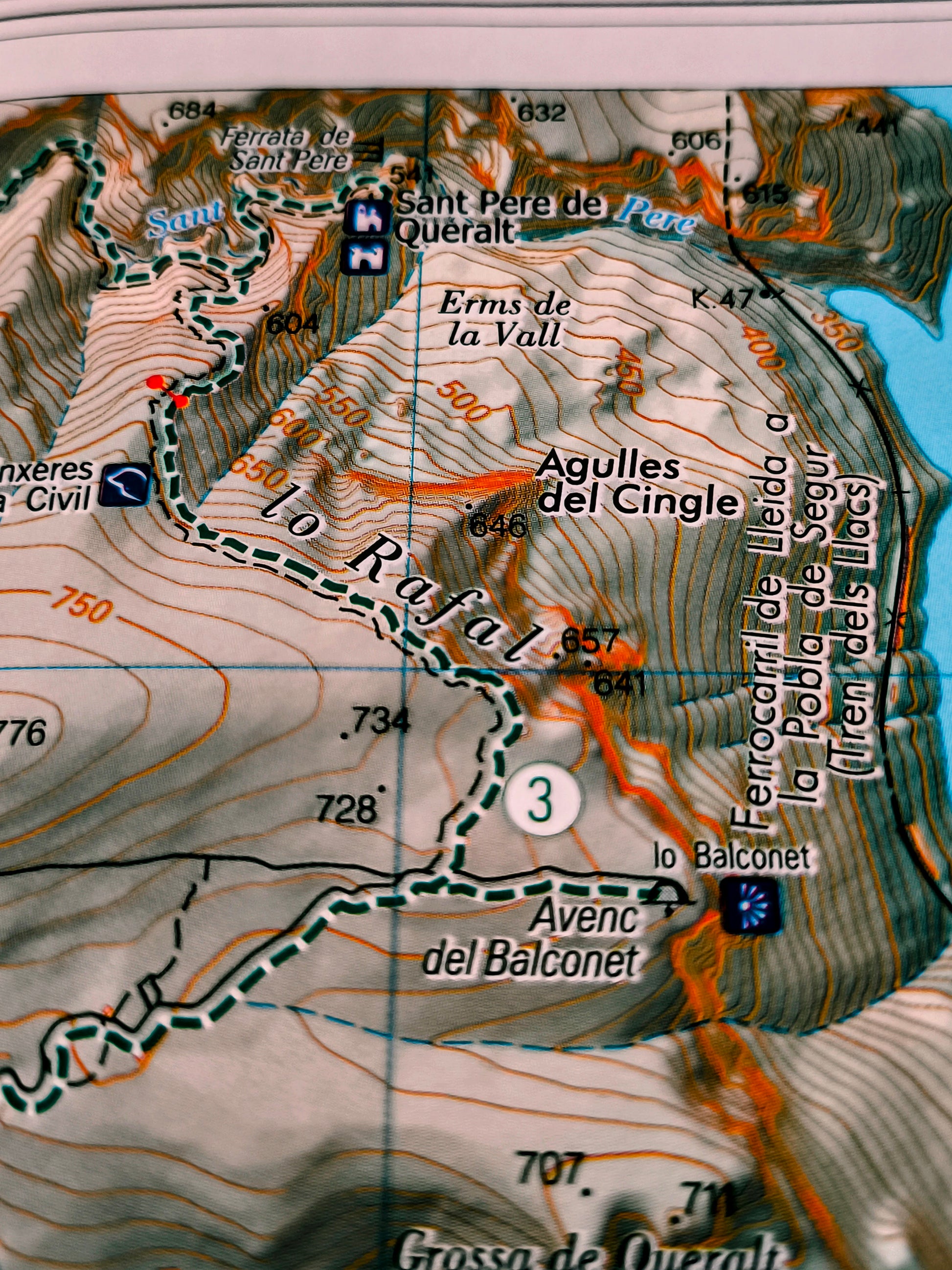 MAPA MONT-ROIG CONGOST DE MU SANT LLORENÇ DE MONTGAI CAMARASA