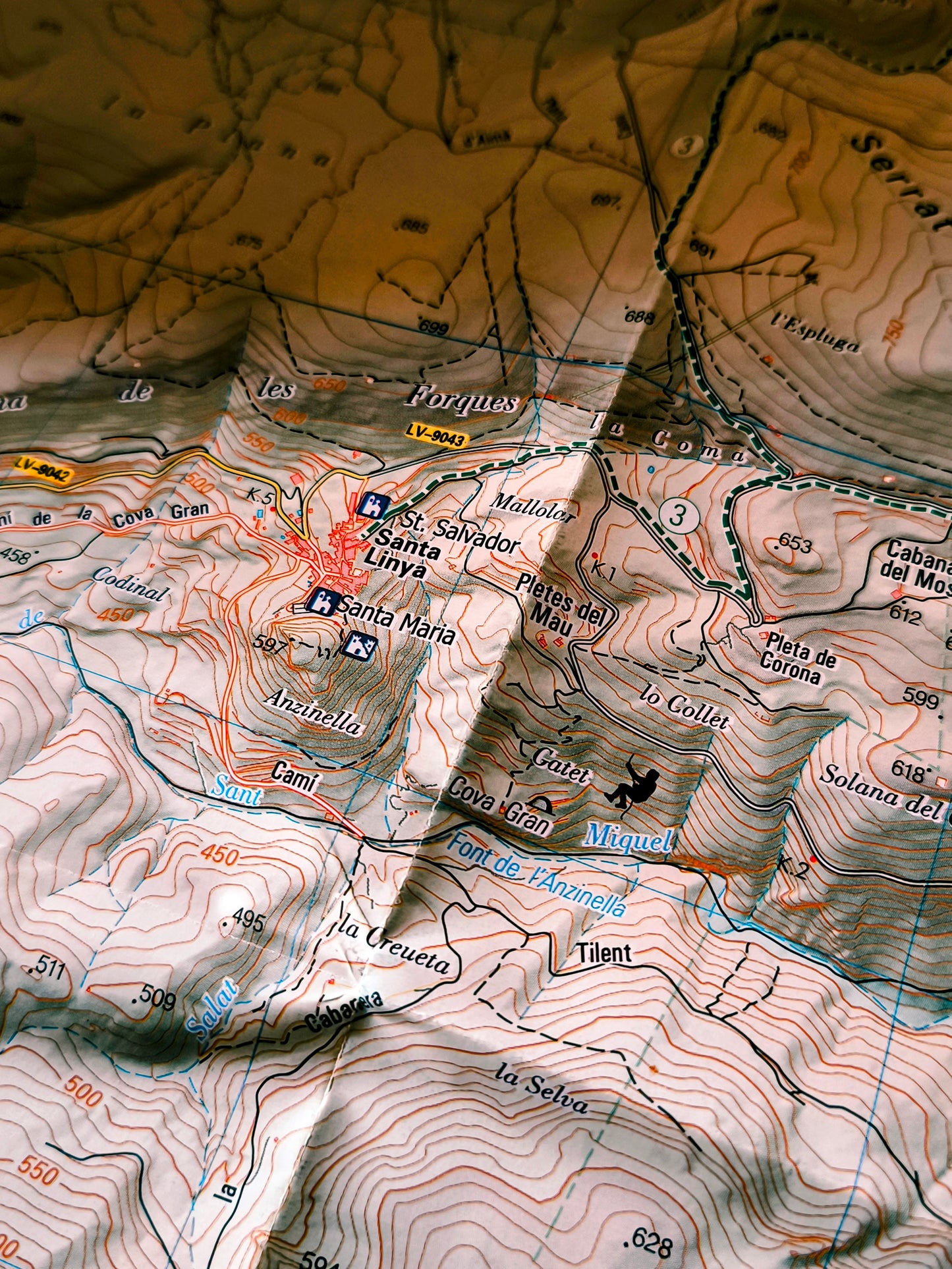 MAPA MONT-ROIG CONGOST DE MU SANT LLORENÇ DE MONTGAI CAMARASA