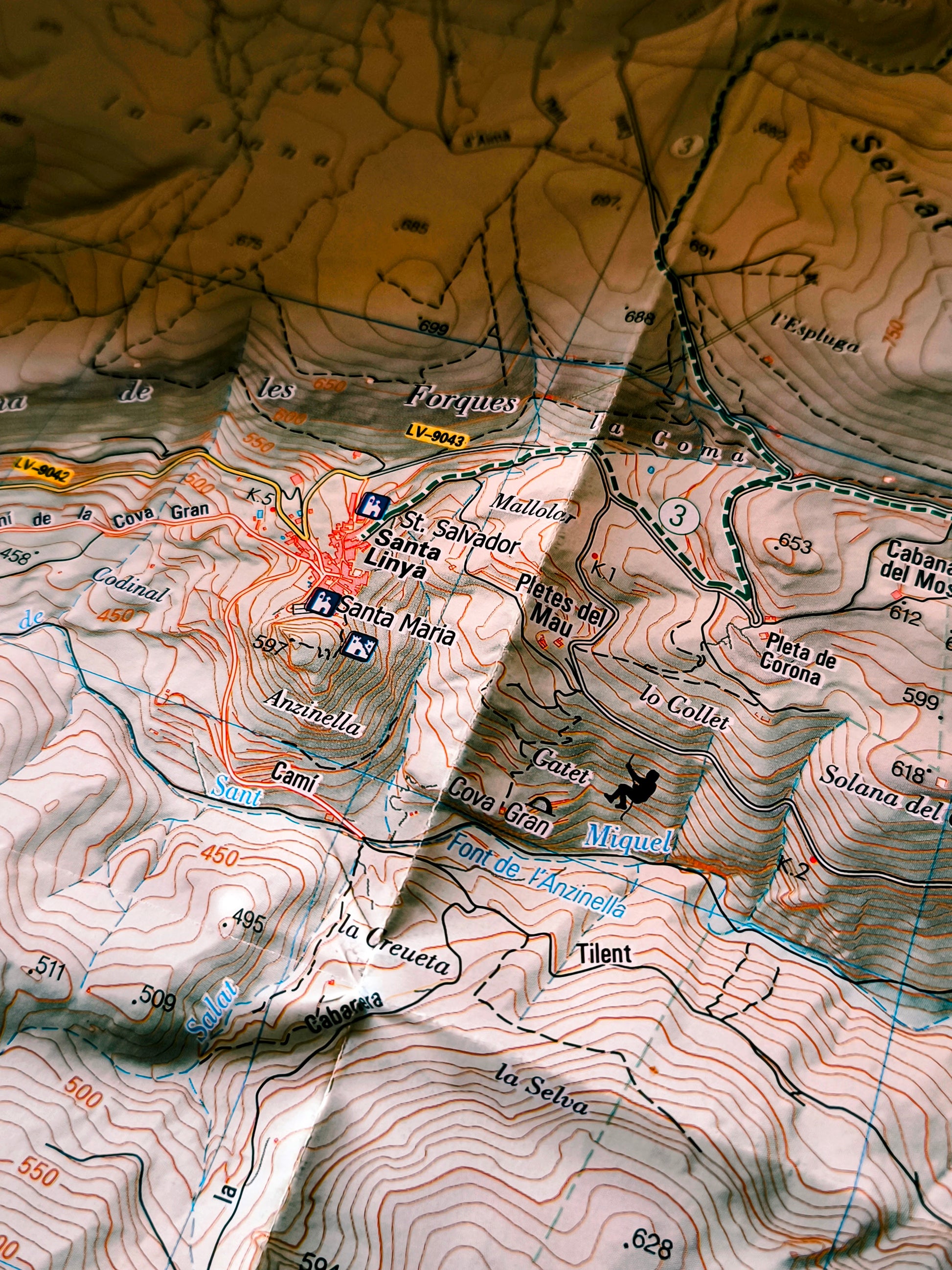 MAPA MONT-ROIG CONGOST DE MU SANT LLORENÇ DE MONTGAI CAMARASA