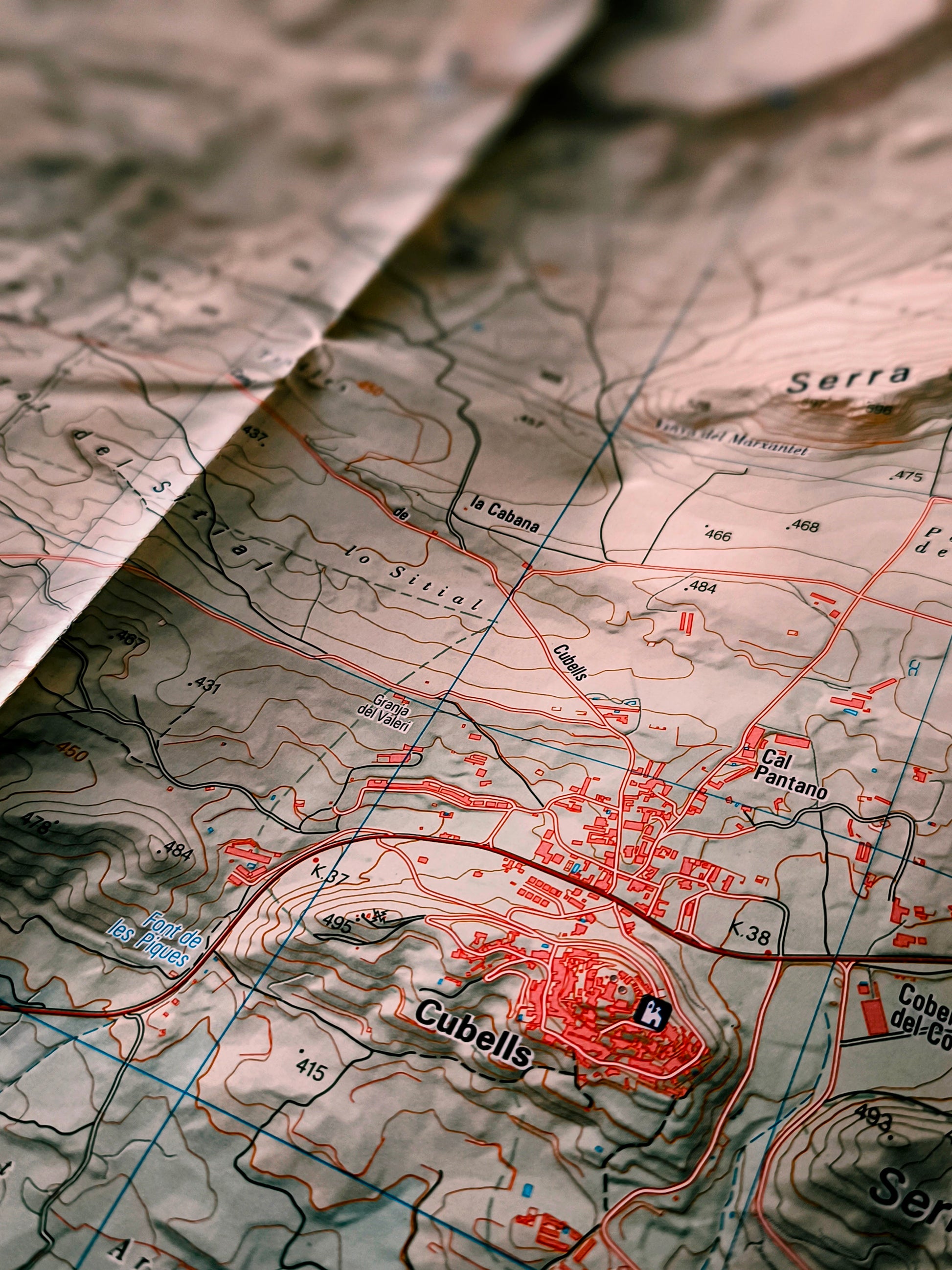 MAPA MONT-ROIG CONGOST DE MU SANT LLORENÇ DE MONTGAI CAMARASA