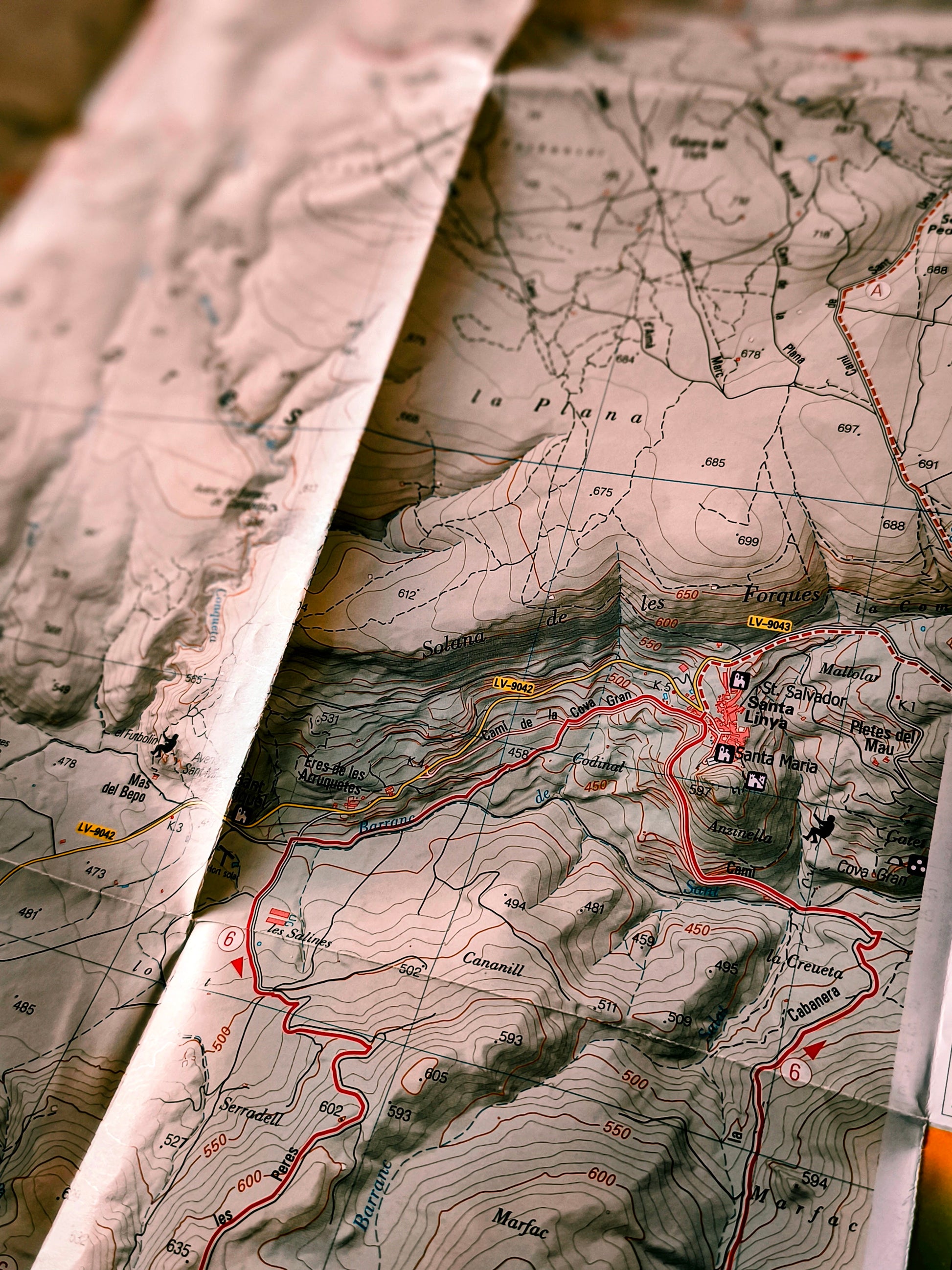 MAPA PIOLET OS DE BALAGUERLES AVELLANES SANTA LINYA ASPRES DEL MONTSEC